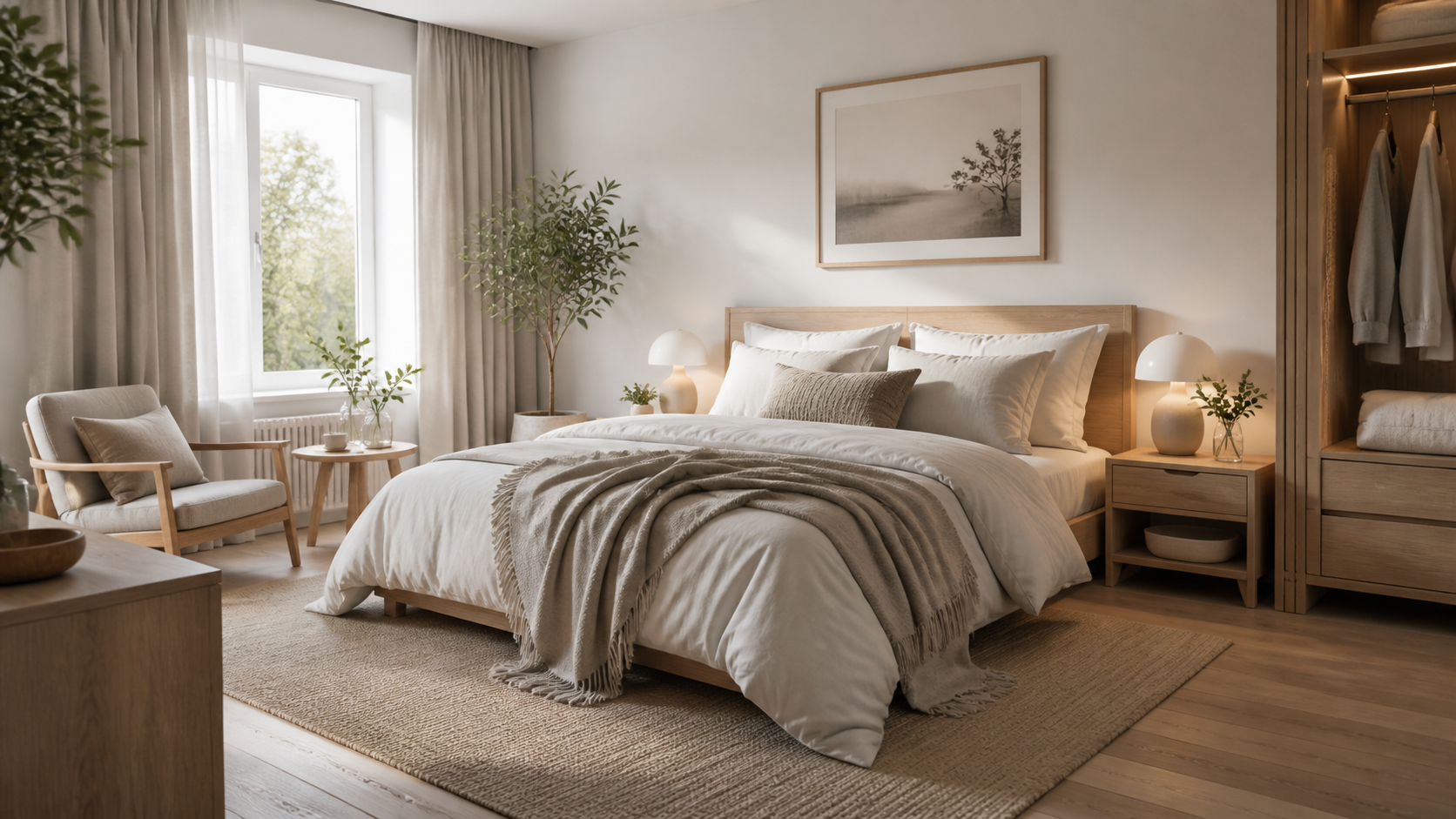 Best AI Scandinavian Bedroom Ideas Generator: Create Stunning Scandinavian Bedroom Ideas in Seconds example 1