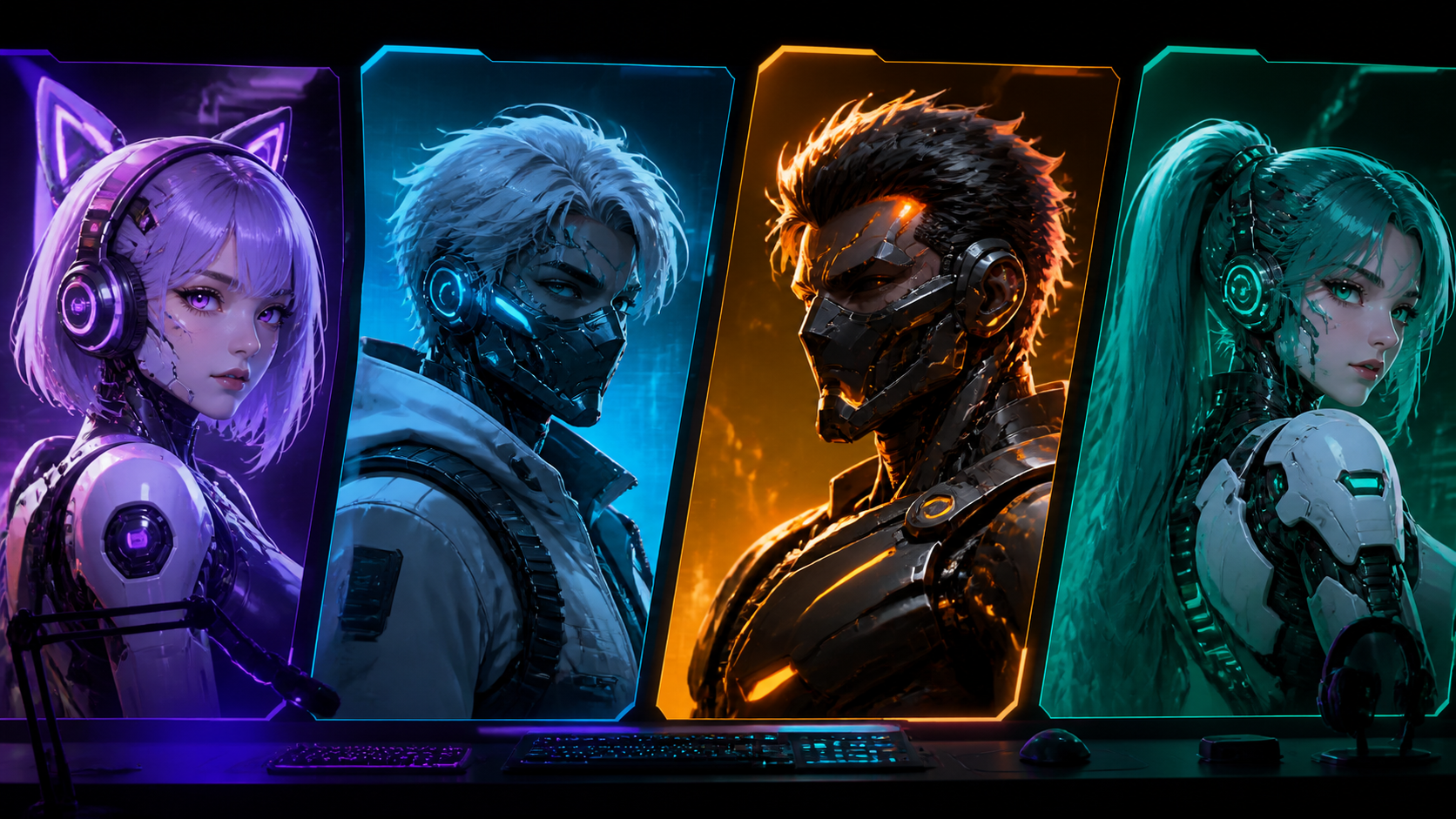 Best AI Sci Fi Cyborg Virtual Identities Generator: Create Stunning Sci Fi Cyborg Virtual Identities in Seconds visual example 1