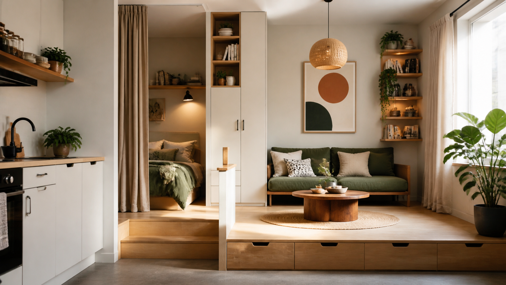 Best AI Small Apartment Space Optimization Generator: Create Stunning Small Apartment Space Optimization in Seconds example 2