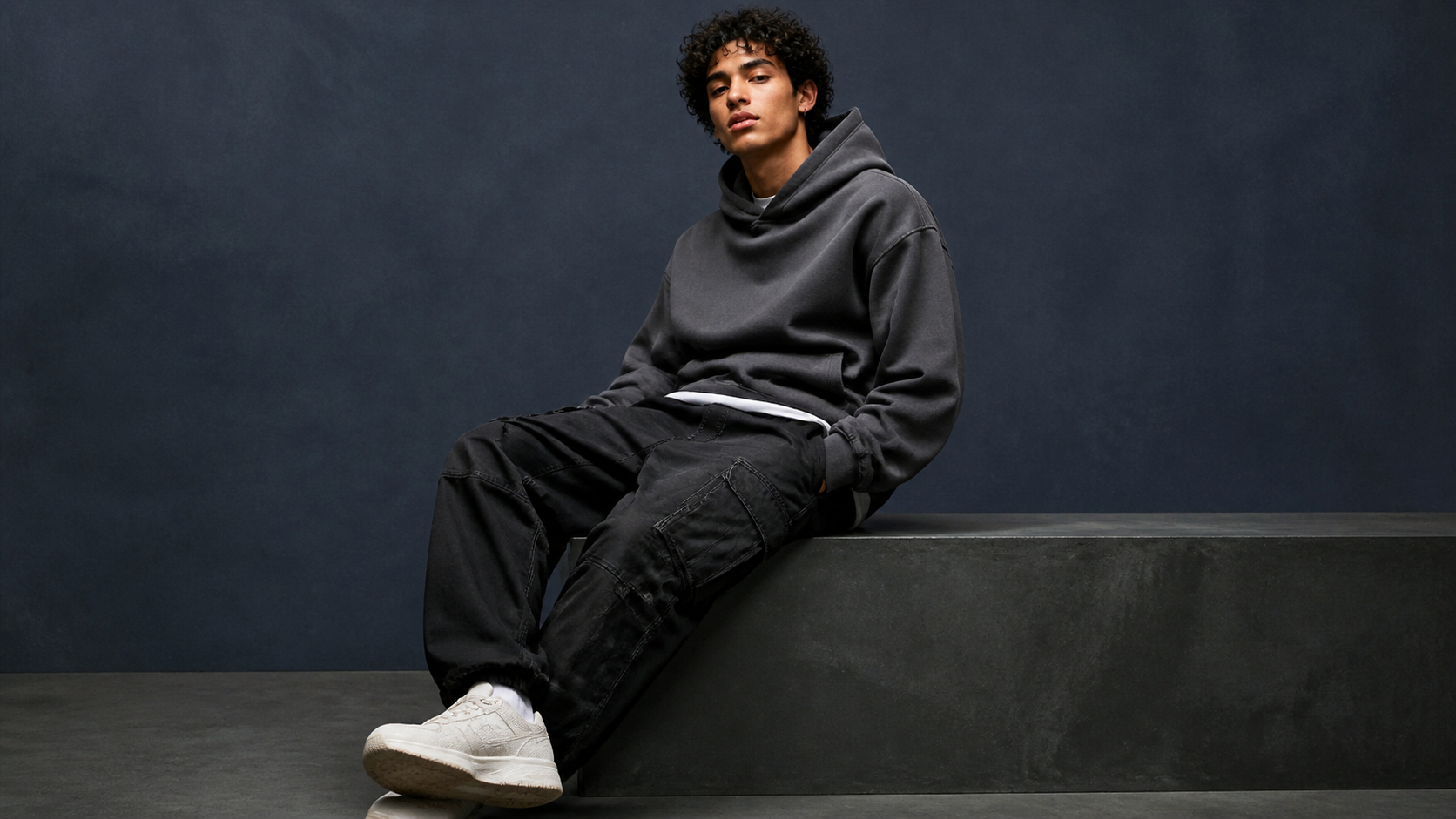 Best AI Streetwear Urban Model Backgrounds Generator: Create Stunning Streetwear Urban Model Backgrounds in Seconds visual example 2