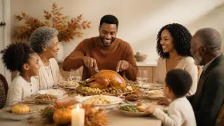 Best AI Thanksgiving Family Dinner Scenes Generator: Create Stunning Thanksgiving Family Dinner Scenes in Seconds example 2
