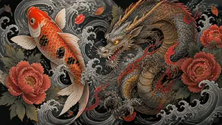 Best AI Traditional Japanese Irezumi Art Generator: Create Stunning Traditional Japanese Irezumi Art in Seconds example 1