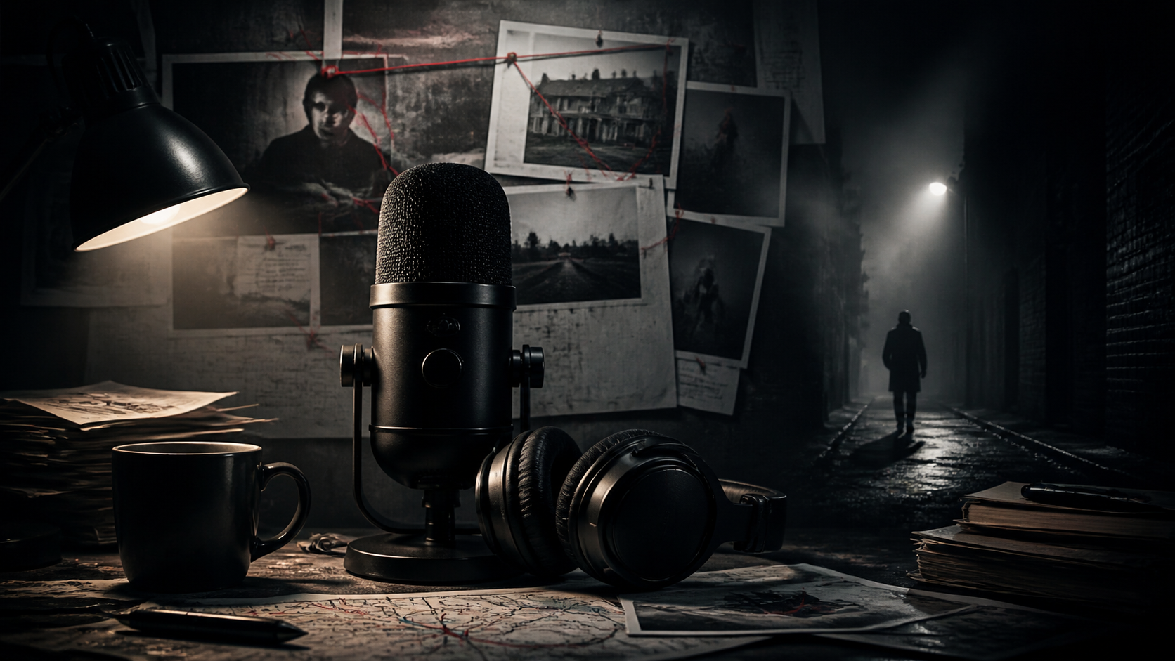 Best AI True Crime Noir Podcast Covers Generator: Create Stunning True Crime Noir Podcast Covers in Seconds example 1