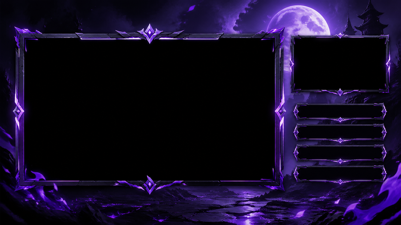 Best AI Twitch Stream Overlay Backgrounds Generator: Create Stunning Twitch Stream Overlay Backgrounds in Seconds example 1