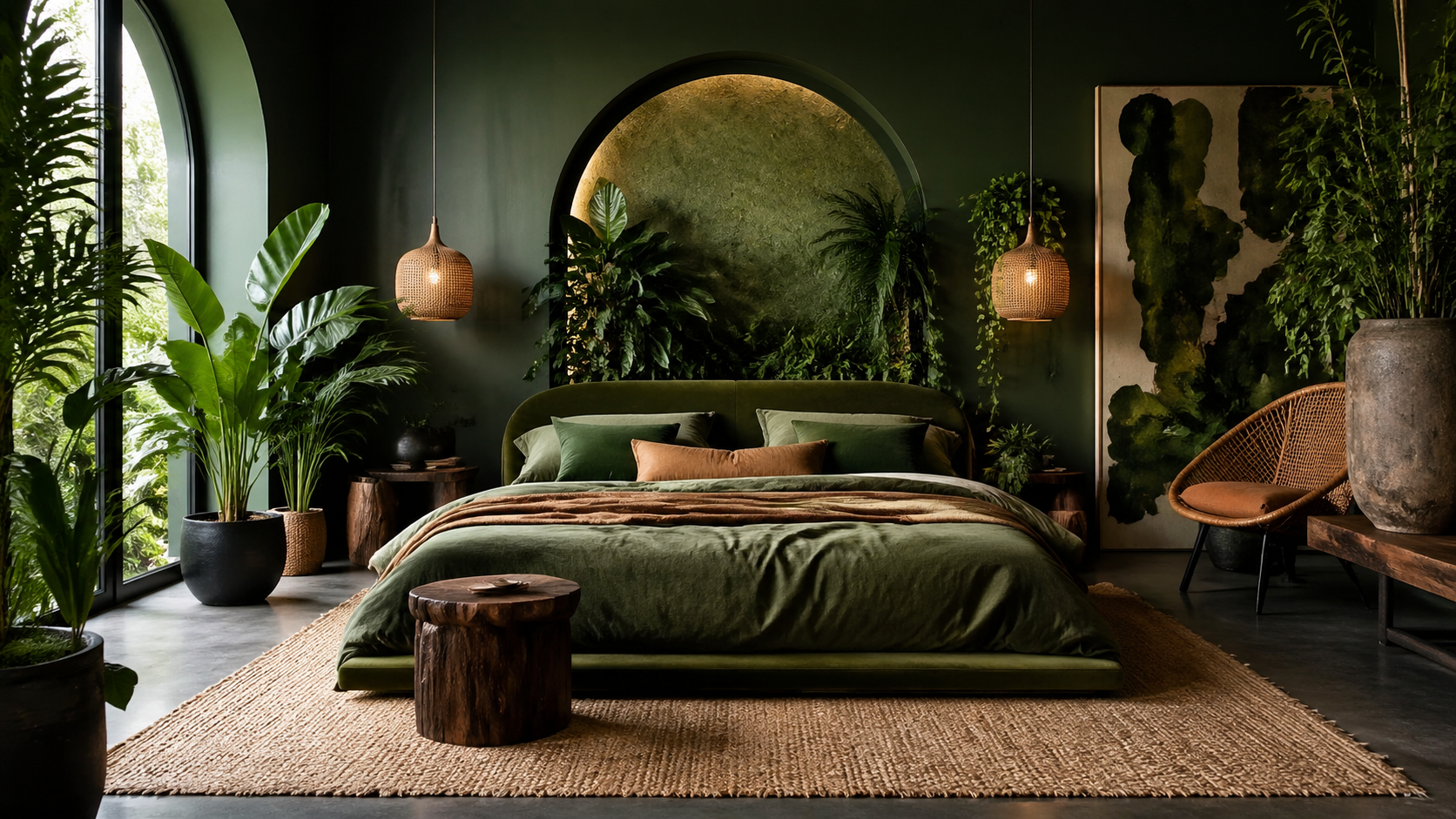 Best AI Urban Jungle Room Inspiration Generator: Create Stunning Urban Jungle Room Inspiration in Seconds example 2