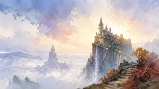 Best AI Watercolor Fantasy Landscapes Generator: Create Stunning Watercolor Fantasy Landscapes in Seconds example 2