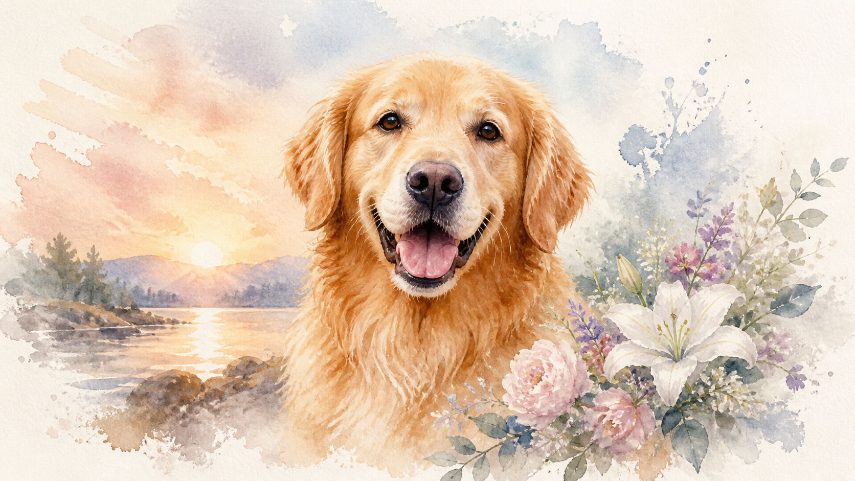 Best AI Watercolor Pet Memorial Art Generator: Create Stunning Watercolor Pet Memorial Art in Seconds example 1