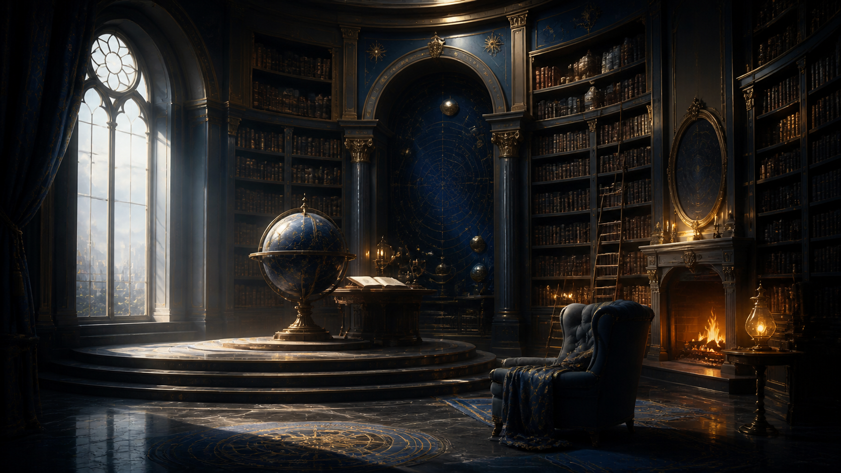 Best AI Wizard Library Interior Art Generator: Create Stunning Wizard Library Interior Art in Seconds example 2