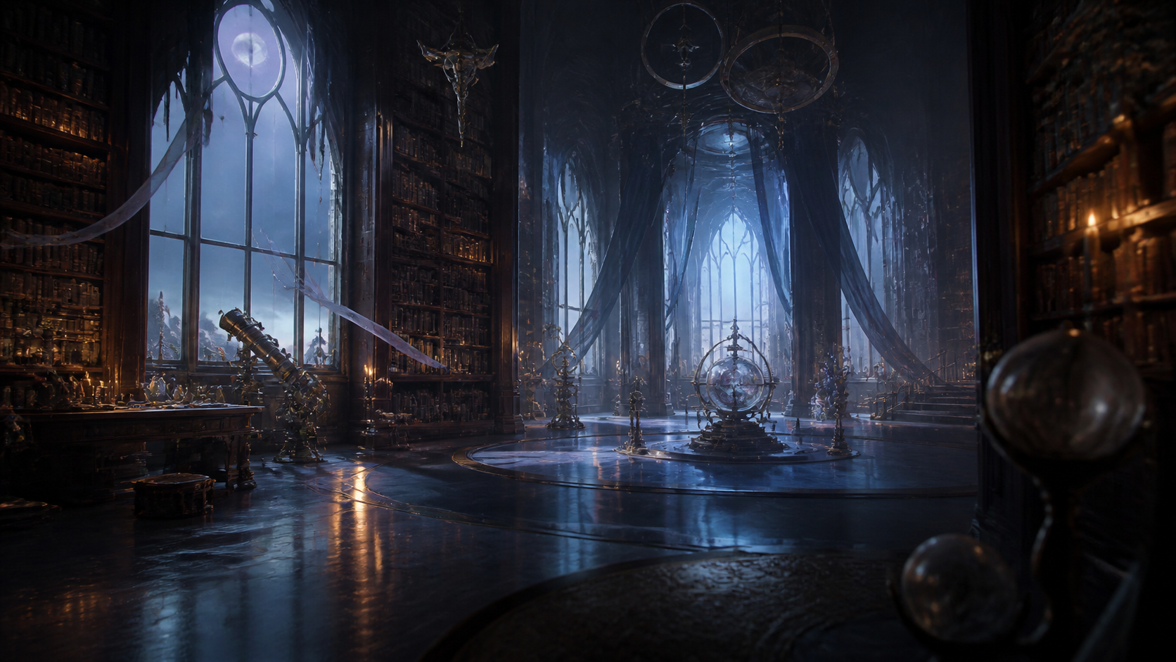 Best AI Wizard Library Interior Art Generator: Create Stunning Wizard Library Interior Art in Seconds example 3