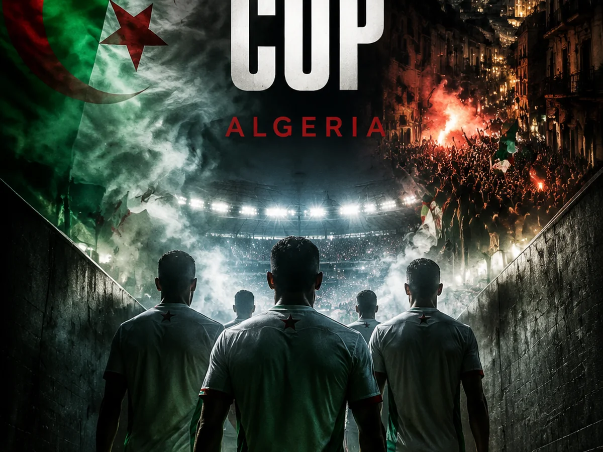 Algeria World Cup Poster Generator example 1