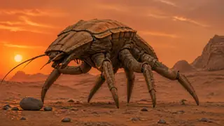 Desert alien creature design