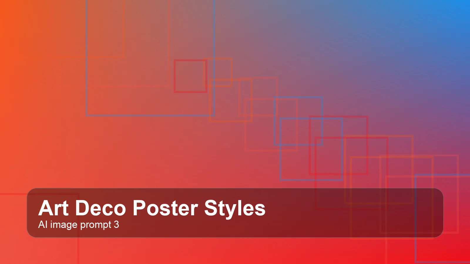 Create a gallery-quality art deco poster styles scene