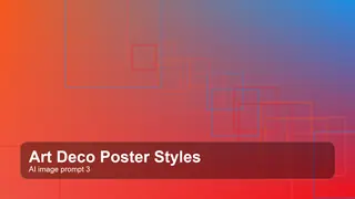Create a gallery-quality art deco poster styles scene