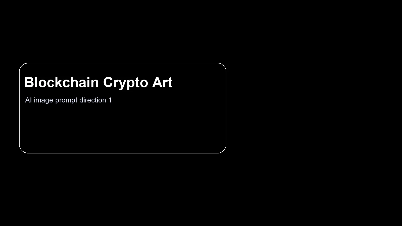 Blockchain and crypto art with interconnected translucent blocks
