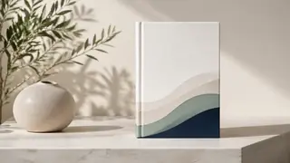 Clean modern book cover designs (non-fiction) image