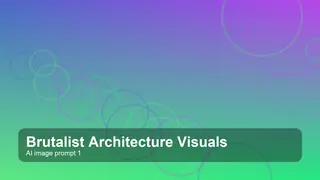 Create a cinematic brutalist architecture visuals image