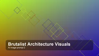 Create a premium editorial brutalist architecture visuals visual