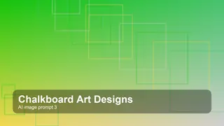 Create a gallery-quality chalkboard art designs scene