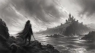 Charcoal Pencil Sketches AI image generation example 3