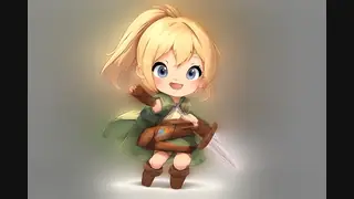 AI generated chibi character creator example 1