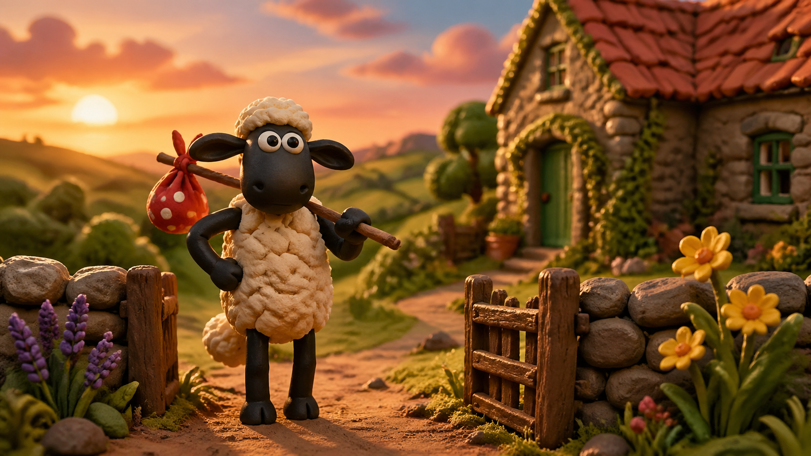 Claymation & Plasticine Style AI image generation example 1