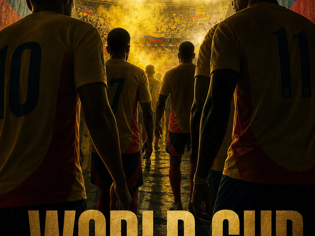 Colombia World Cup Poster Generator example 1