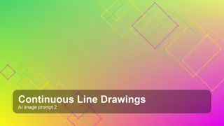 Create a premium editorial continuous line drawings visual