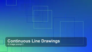 Create a gallery-quality continuous line drawings scene