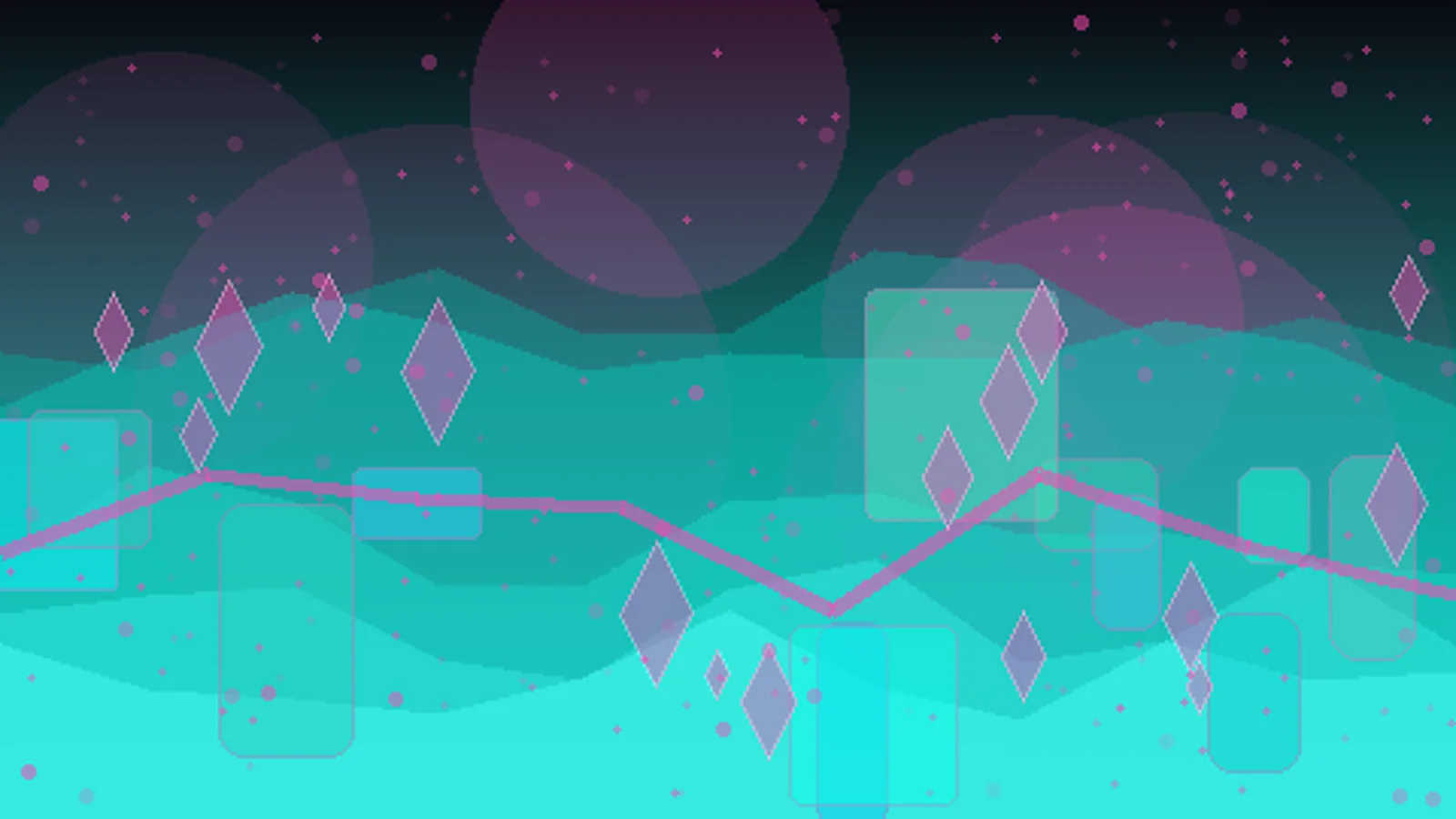 Crystal Mine Dungeon Map AI game art example 1