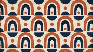 Create a modern geometric textile pattern