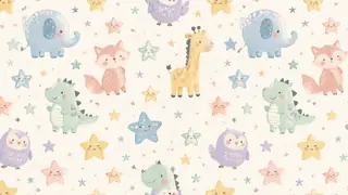 Create a playful kids textile pattern