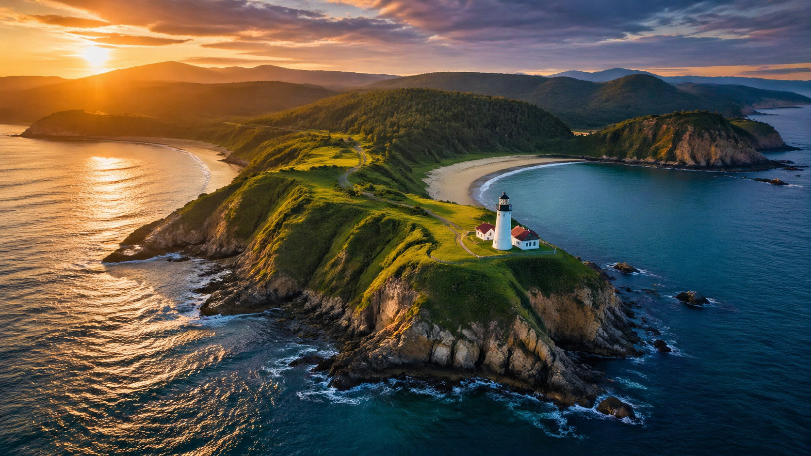 Drone View Landscapes AI image generation example 1