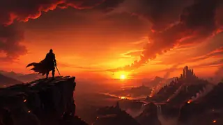 AI generated epic movie poster mockups example 1