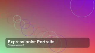 Create a cinematic expressionist portraits image