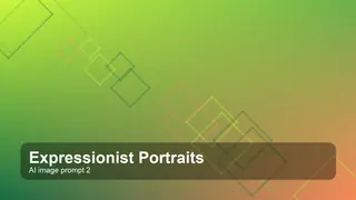 Create a premium editorial expressionist portraits visual