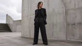 Create a fashion model lookbook image