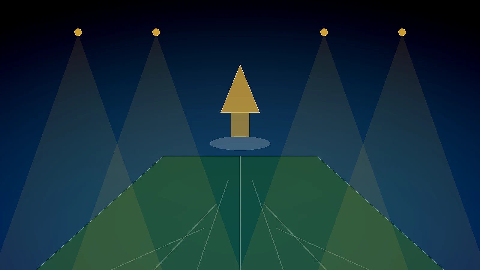 Collectible football card design for a fictional player silhouette