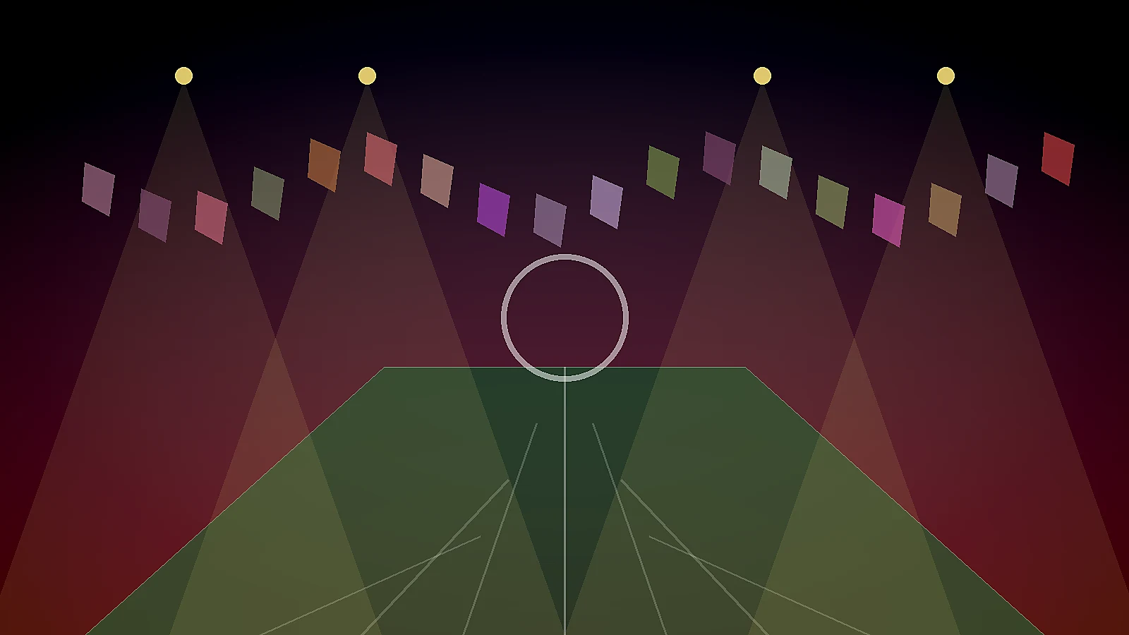 Mobile soccer wallpaper with abstract pitch lines