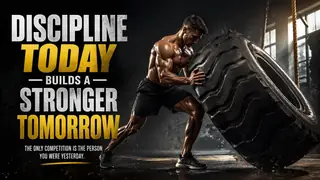Fitness and gym motivation art with dynamic athletes
