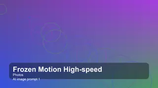 Create a cinematic frozen motion high-speed photos image