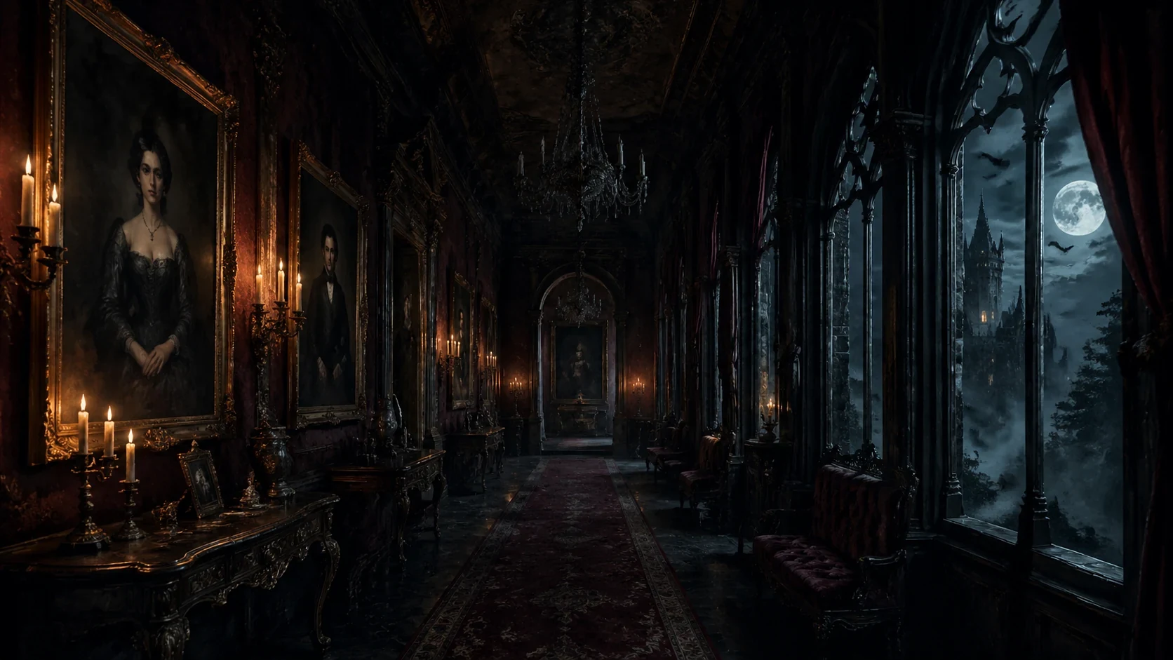 AI generated gothic victorian art example 1