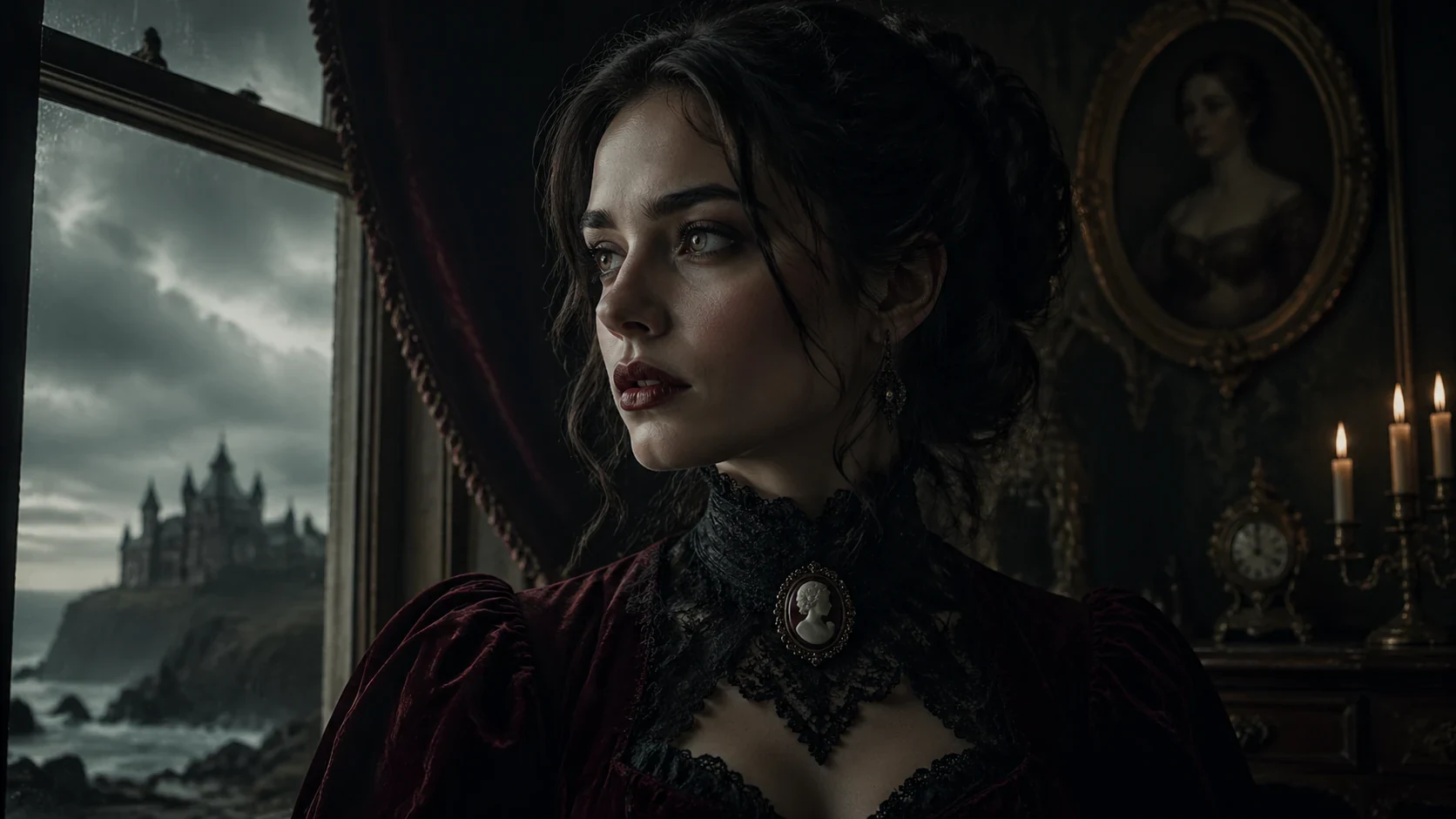 AI generated gothic victorian art example 2