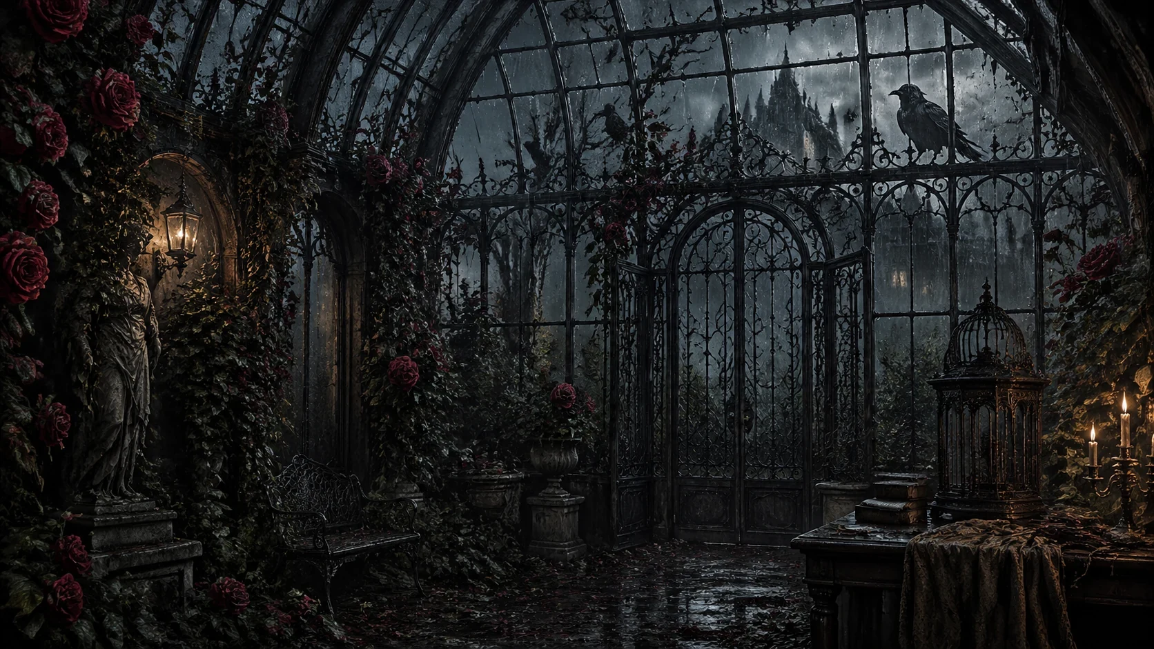 AI generated gothic victorian art example 3