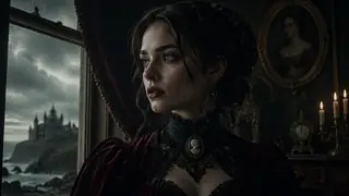 AI generated gothic victorian art example 2