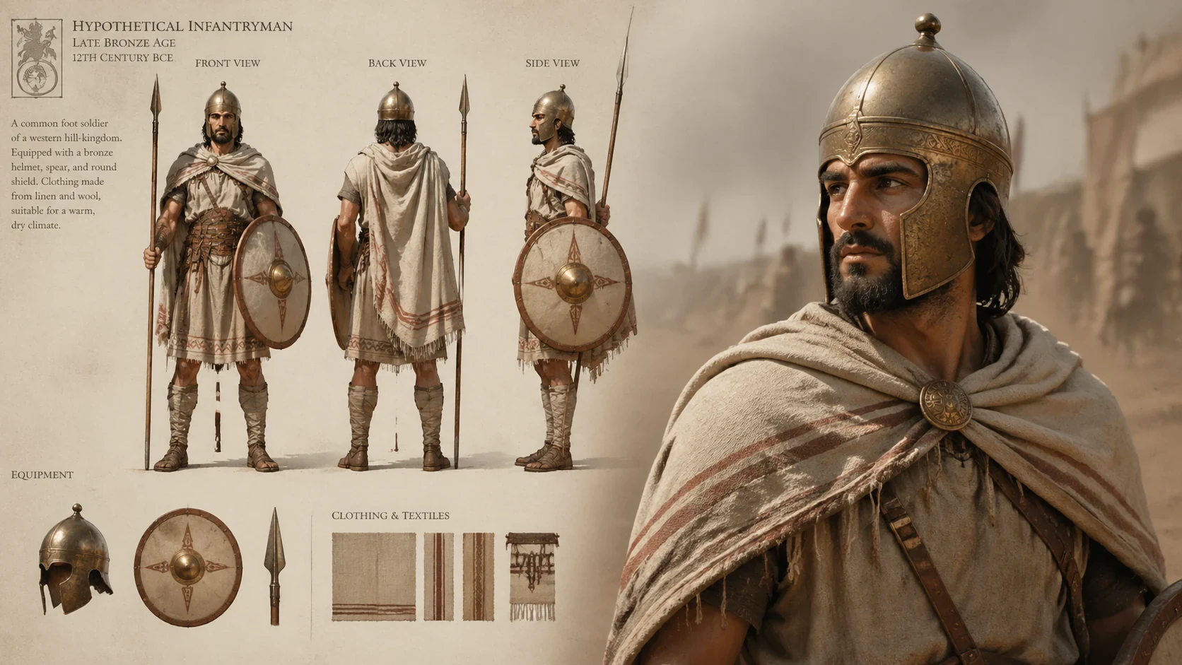 AI generated historical soldier portraits example 2