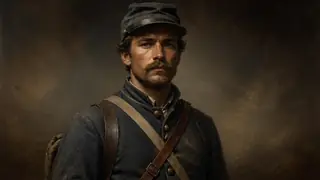 AI generated historical soldier portraits example 1