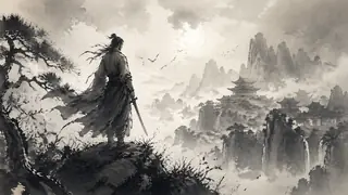Ink Wash Illustrations AI image generation example 1