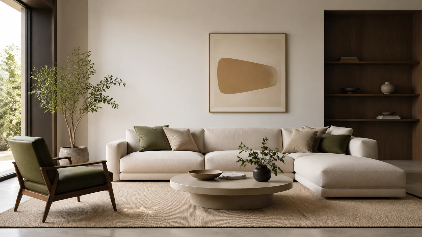 Clean modern interior design mockups image