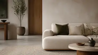 Premium editorial interior design mockups image