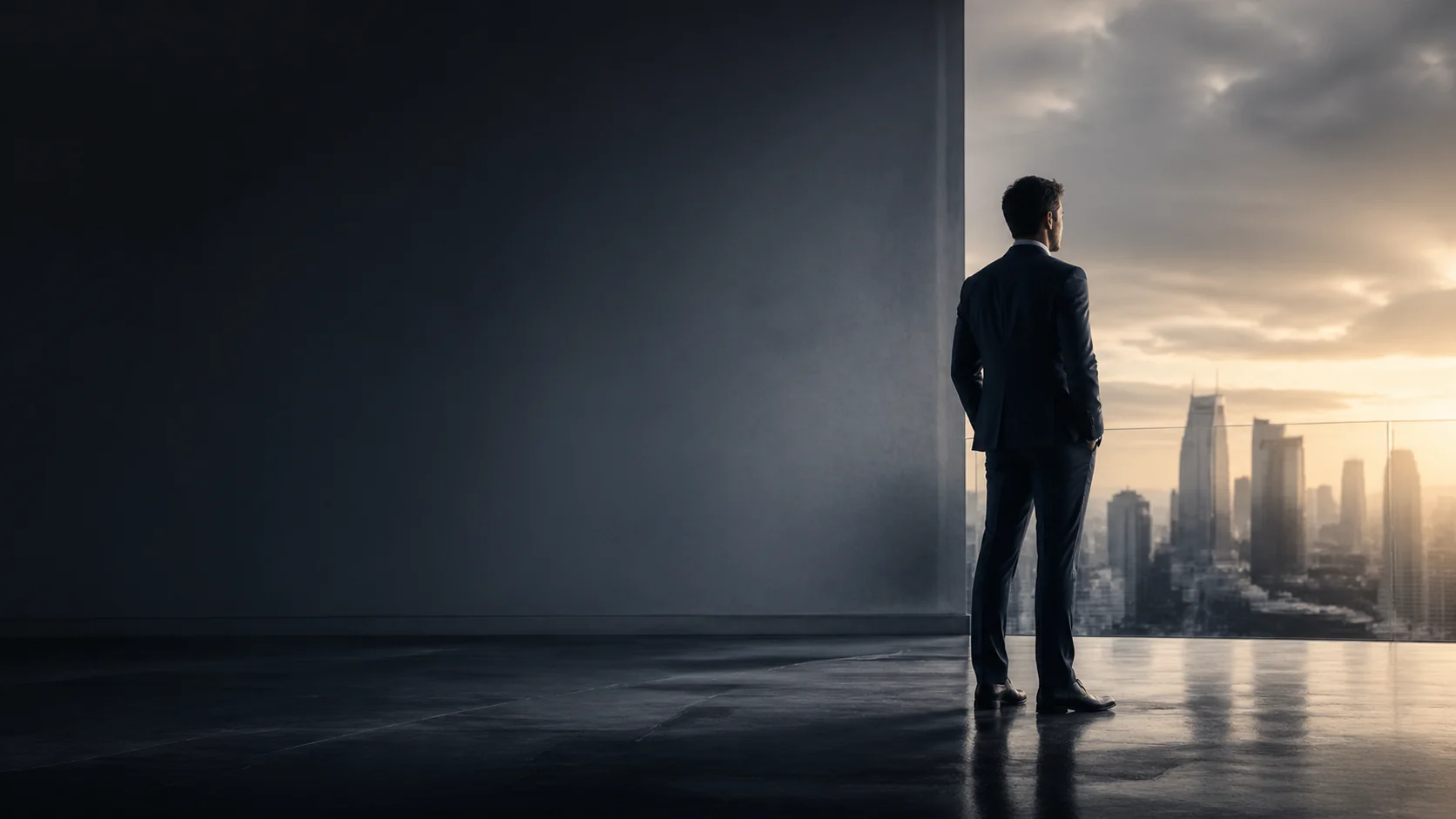 Cinematic conversion-focused linkedin profile banners image